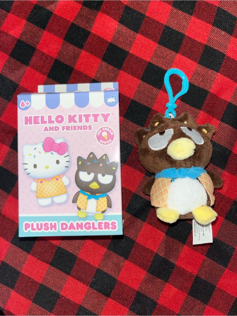 Hello Kitty Badtz Maru Mini Plush Dangler